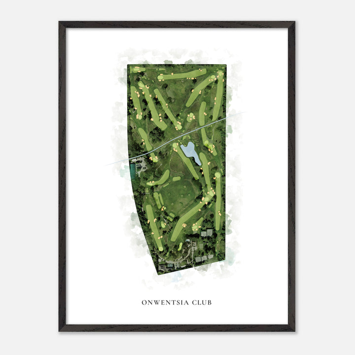 Print of Onwentsia Club Classic Map