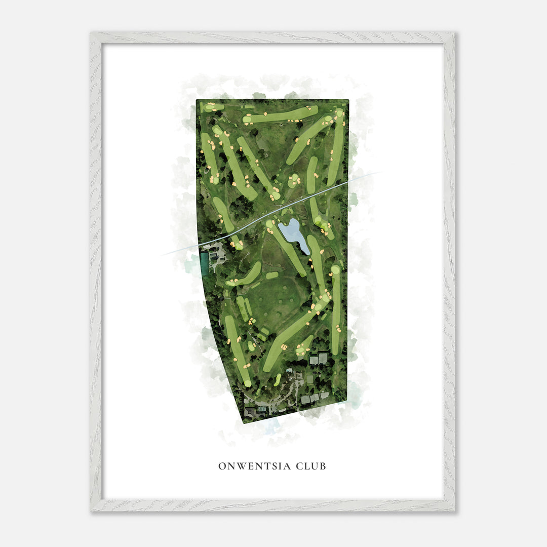 Print of Onwentsia Club Classic Map