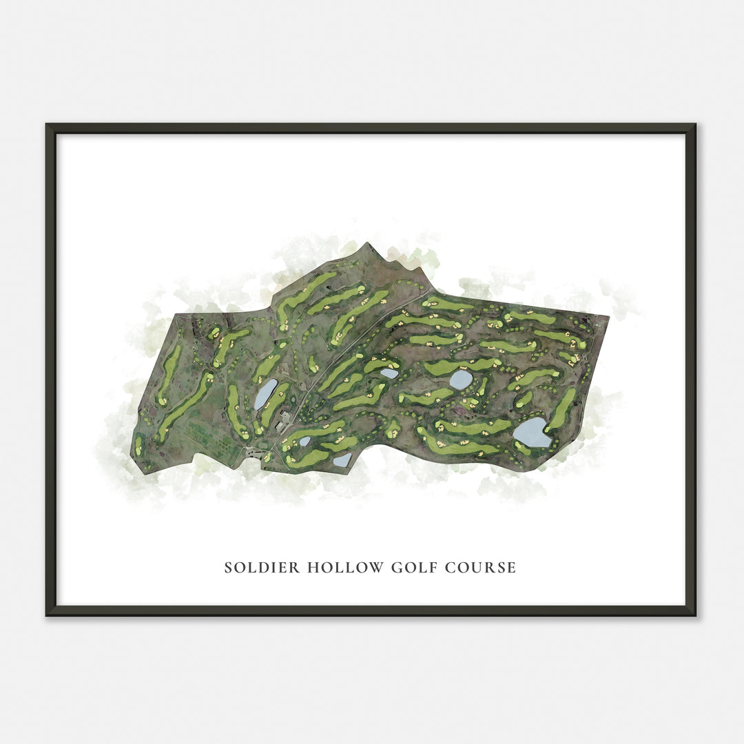 Print of Soldier Hollow Golf Course Classic Map