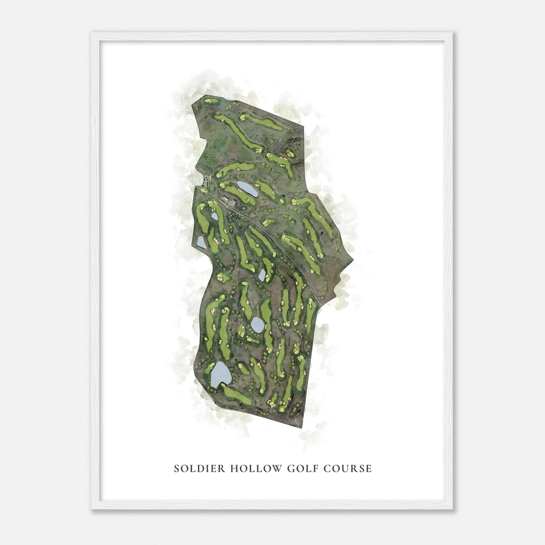 Print of Soldier Hollow Golf Course Classic Map