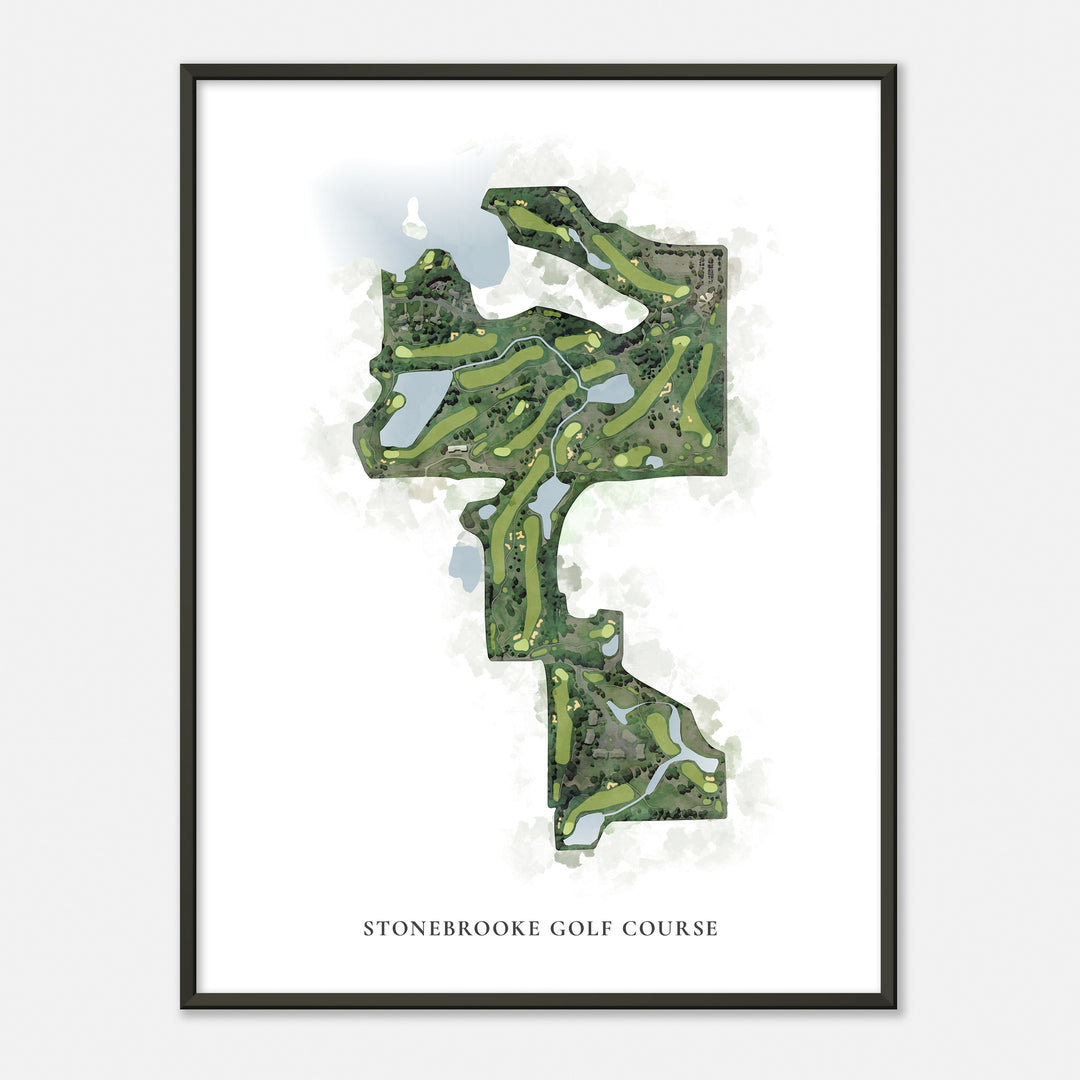 Print of Stonebrooke Golf Course Classic Map