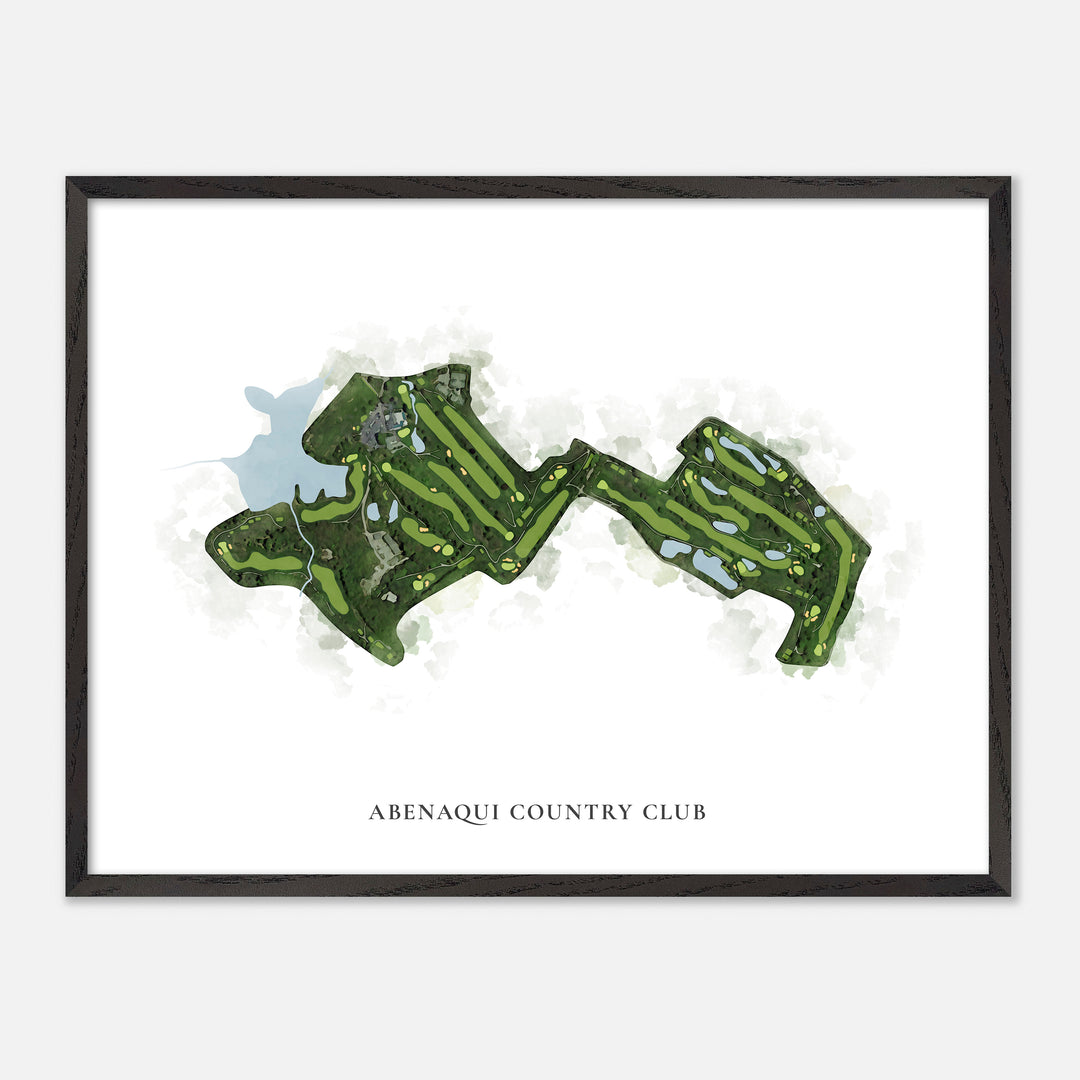 Print of Abenaqui Country Club Classic Map