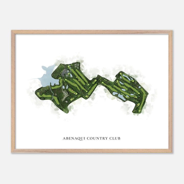 Print of Abenaqui Country Club Classic Map