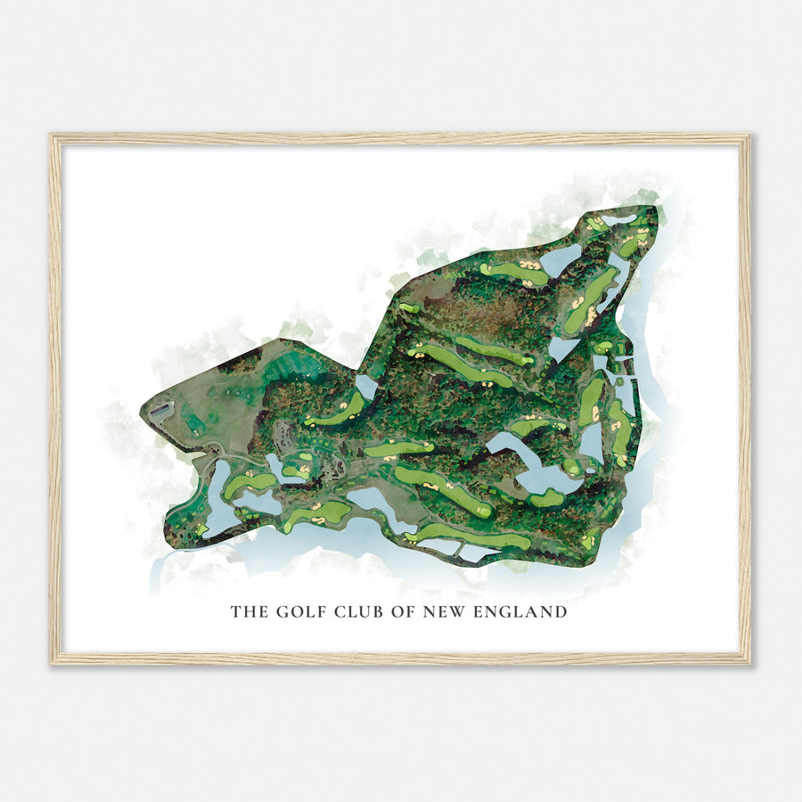 Print of The Golf Club Of New England Classic Map