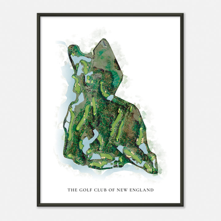 Print of The Golf Club Of New England Classic Map