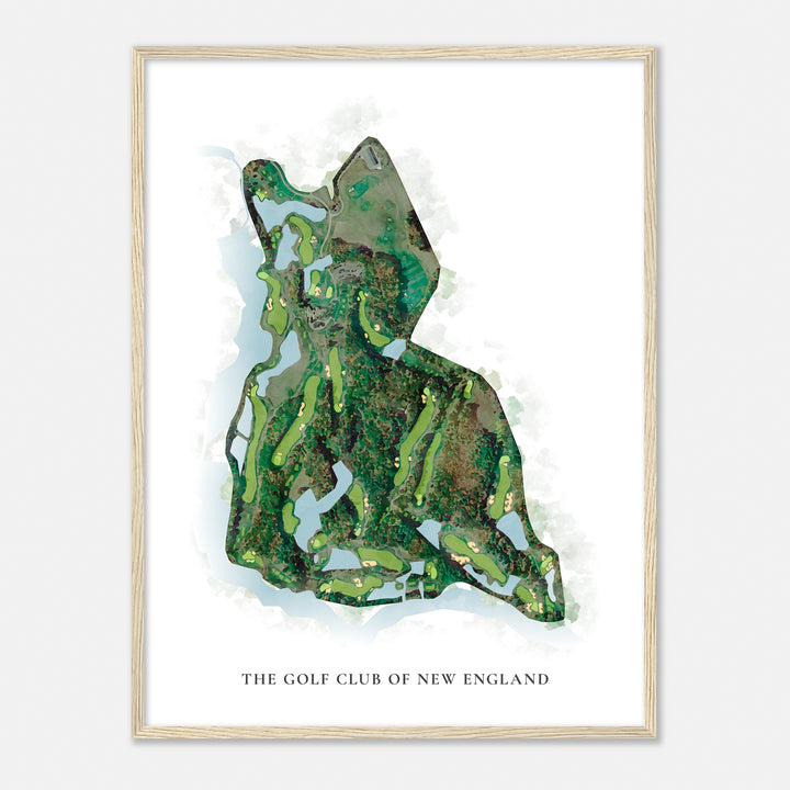 Print of The Golf Club Of New England Classic Map