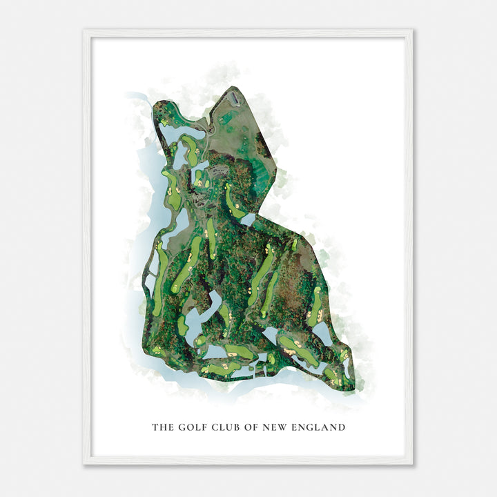 Print of The Golf Club Of New England Classic Map