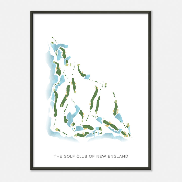 Print of The Golf Club Of New England Modern Map