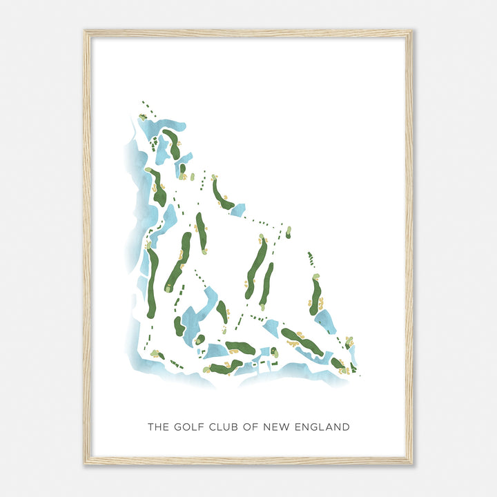 Print of The Golf Club Of New England Modern Map