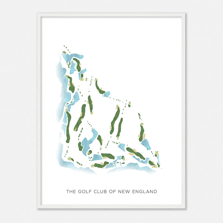 Print of The Golf Club Of New England Modern Map