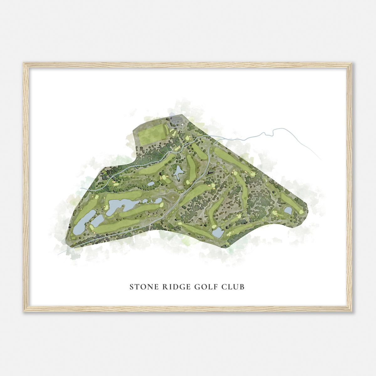 Print of Stone Ridge Golf Club Classic Map