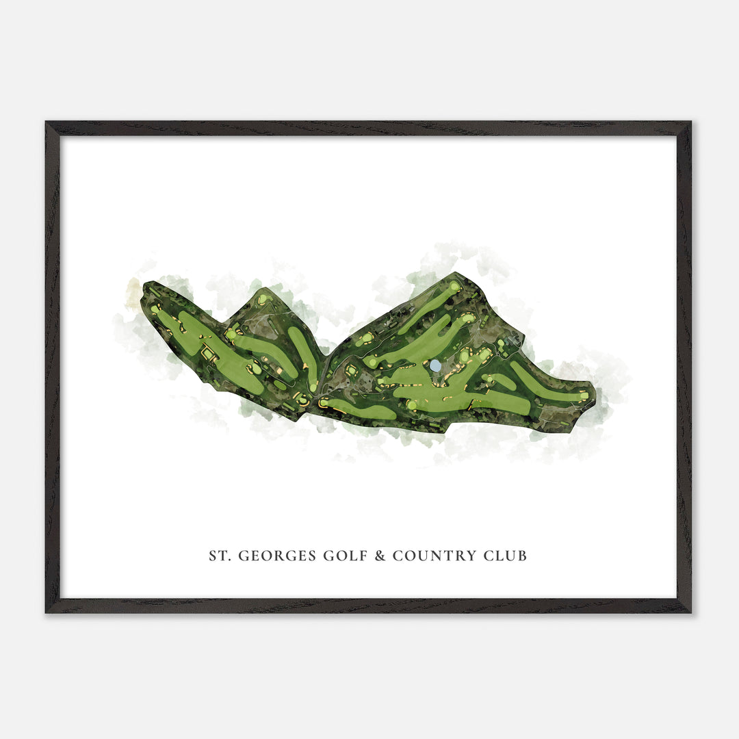 Print of St. Georges Golf &amp; Country Club Classic Map
