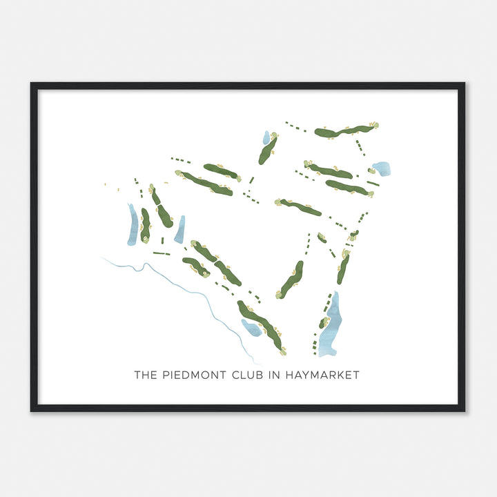 Print of The Piedmont Club In Haymarket Modern Map