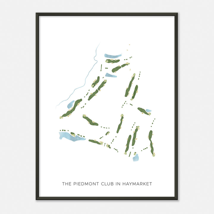 Print of The Piedmont Club In Haymarket Modern Map