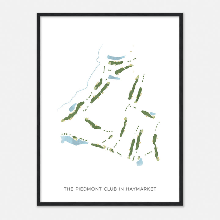 Print of The Piedmont Club In Haymarket Modern Map