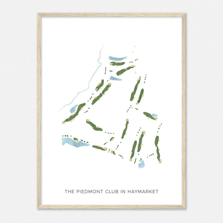 Print of The Piedmont Club In Haymarket Modern Map