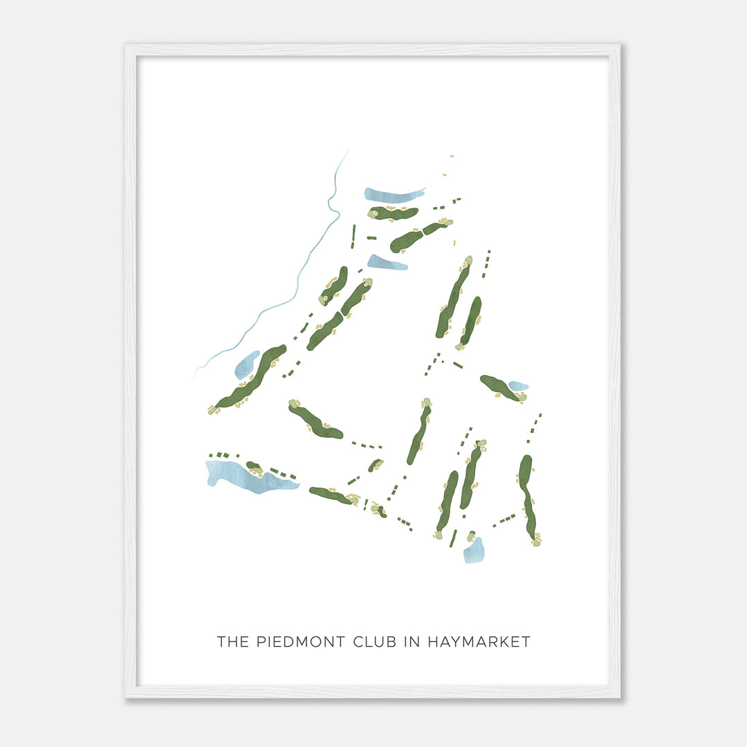 Print of The Piedmont Club In Haymarket Modern Map