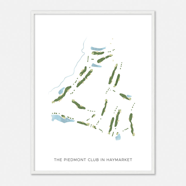 Print of The Piedmont Club In Haymarket Modern Map