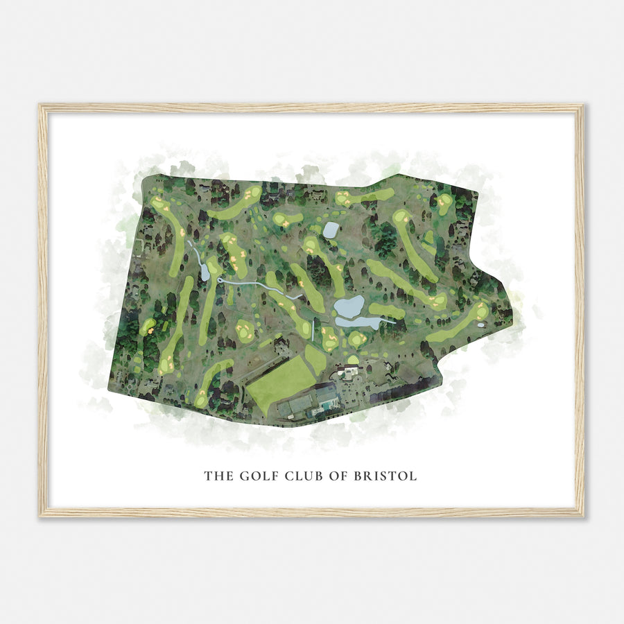 Print of The Golf Club Of Bristol Classic Map
