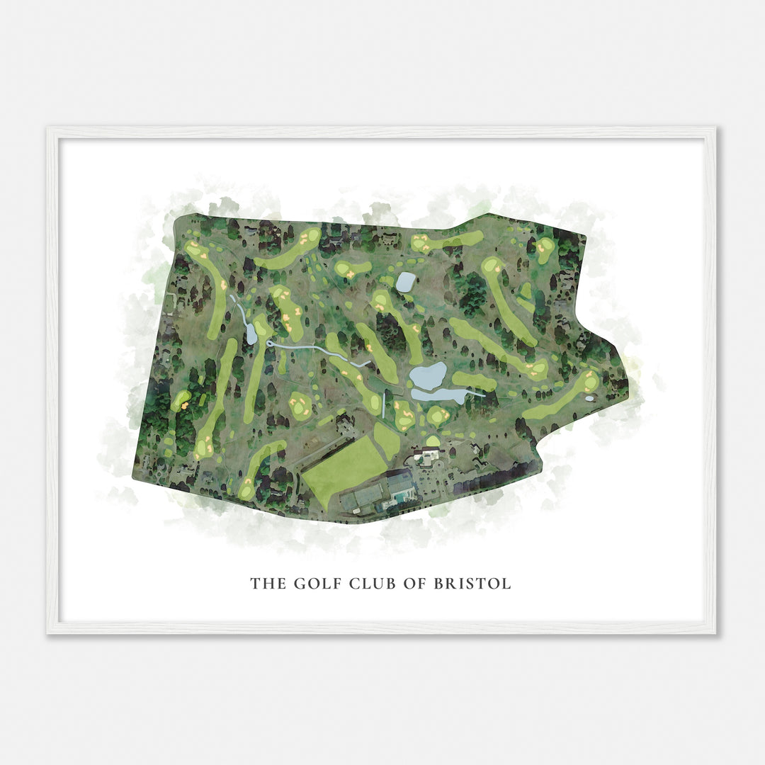 Print of The Golf Club Of Bristol Classic Map