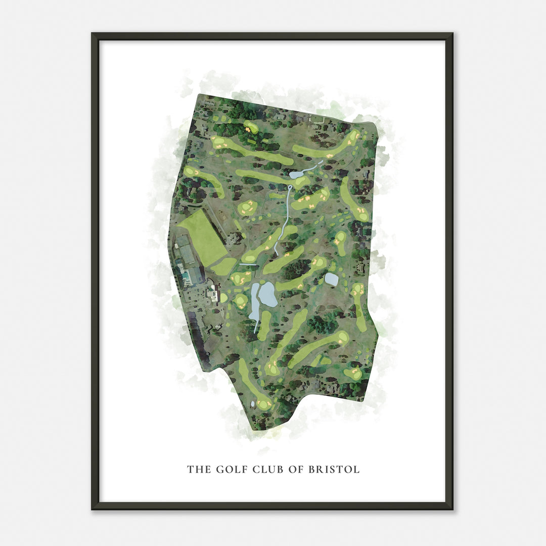 Print of The Golf Club Of Bristol Classic Map