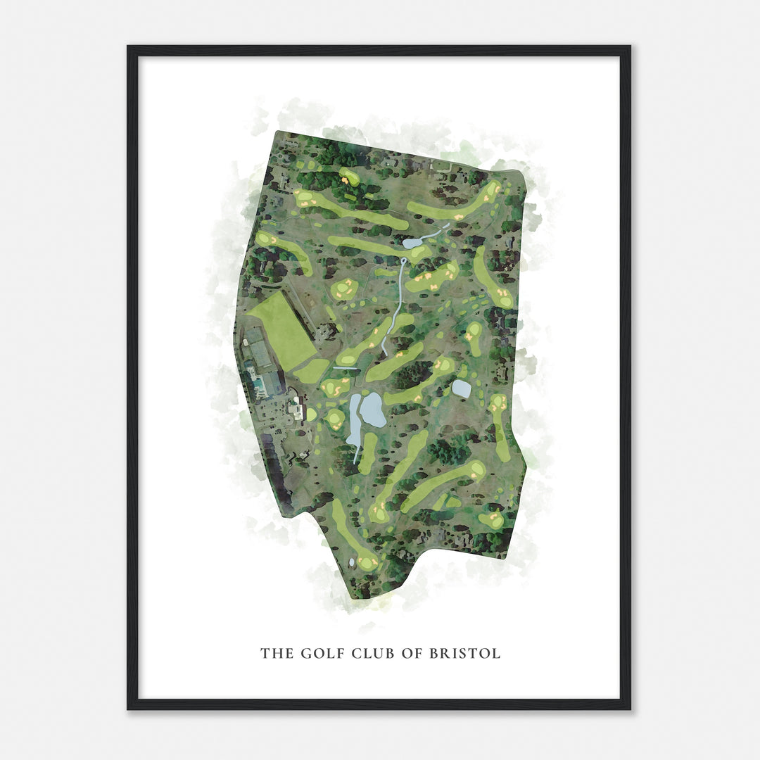 Print of The Golf Club Of Bristol Classic Map