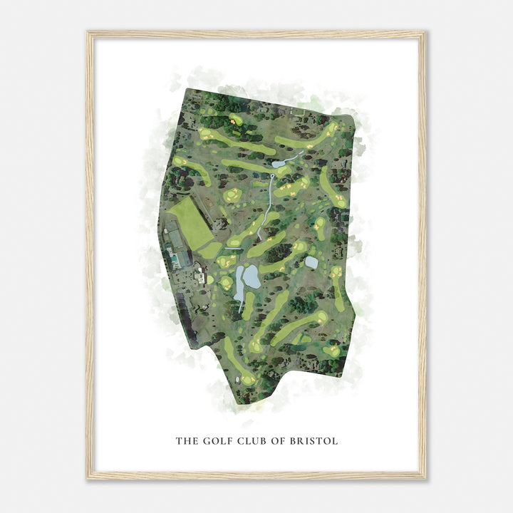 Print of The Golf Club Of Bristol Classic Map