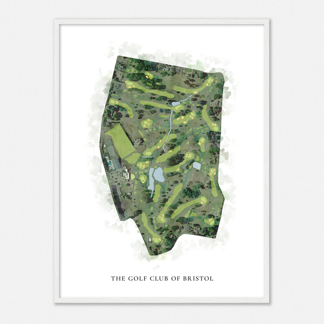 Print of The Golf Club Of Bristol Classic Map