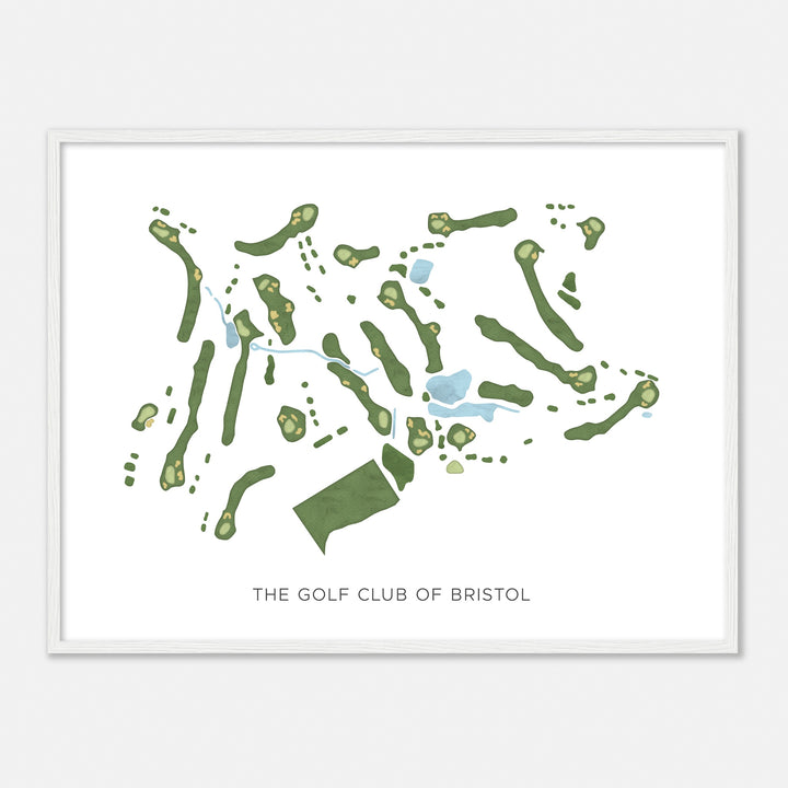 Print of The Golf Club Of Bristol Modern Map