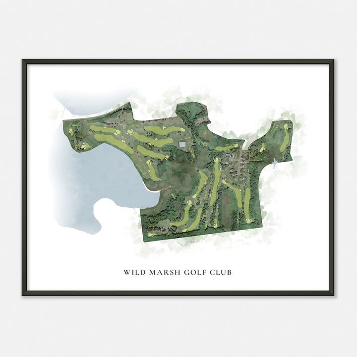 Print of Wild Marsh Golf Club Classic Map