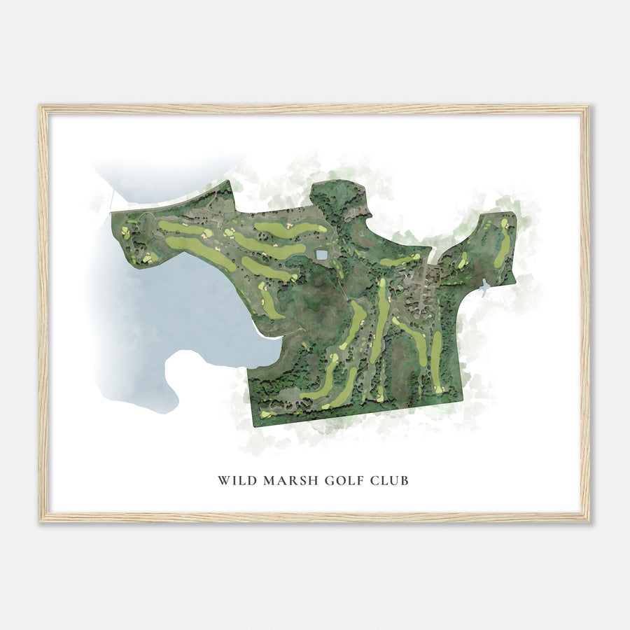 Print of Wild Marsh Golf Club Classic Map