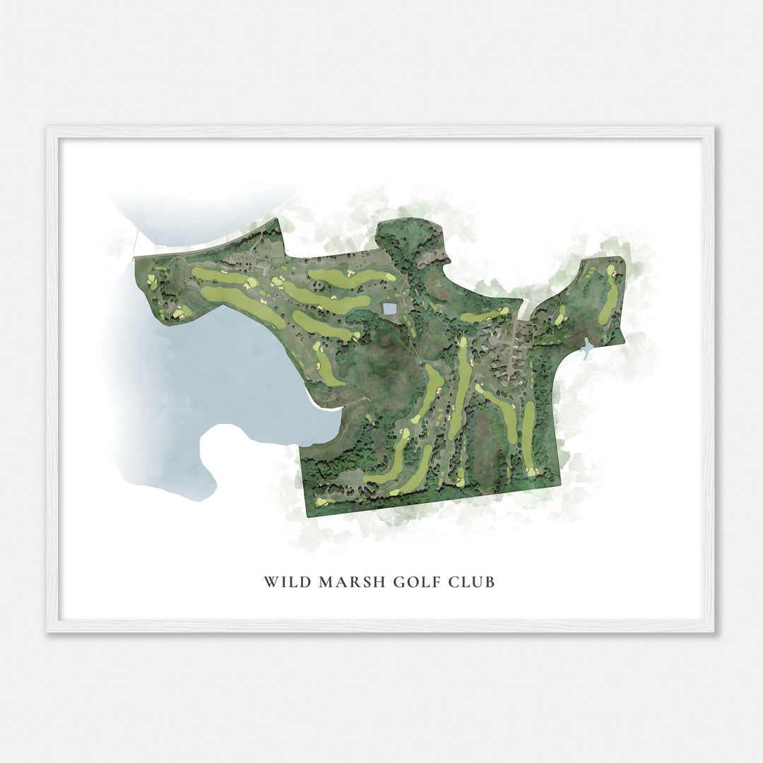 Print of Wild Marsh Golf Club Classic Map