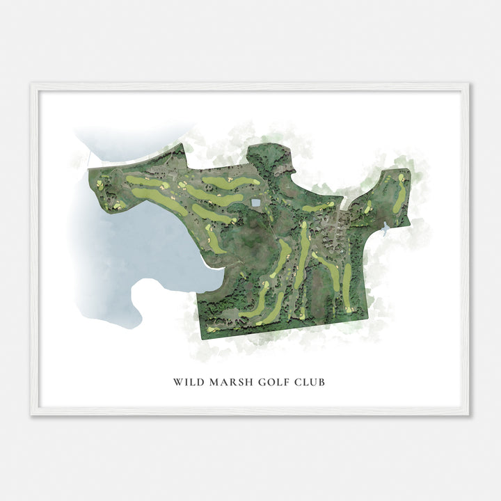 Print of Wild Marsh Golf Club Classic Map