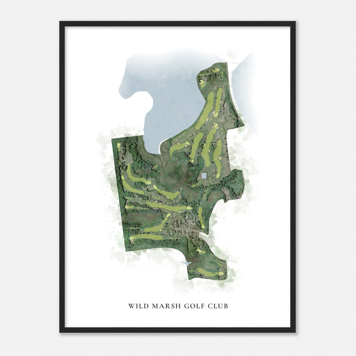 Print of Wild Marsh Golf Club Classic Map