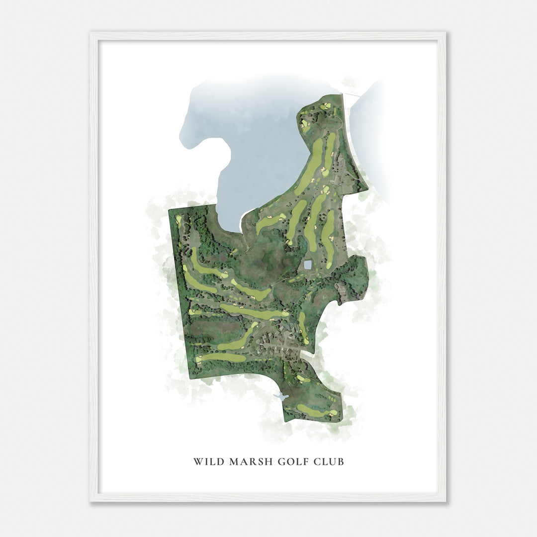 Print of Wild Marsh Golf Club Classic Map
