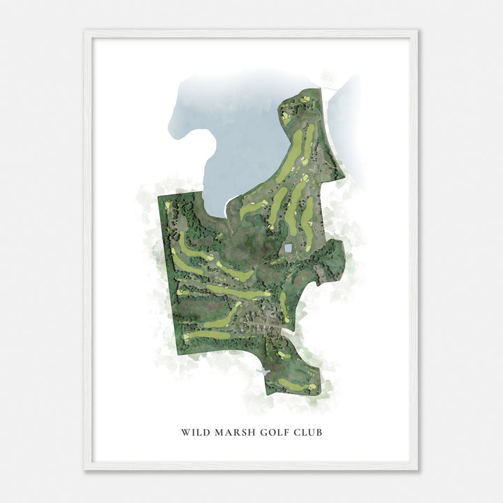 Print of Wild Marsh Golf Club Classic Map