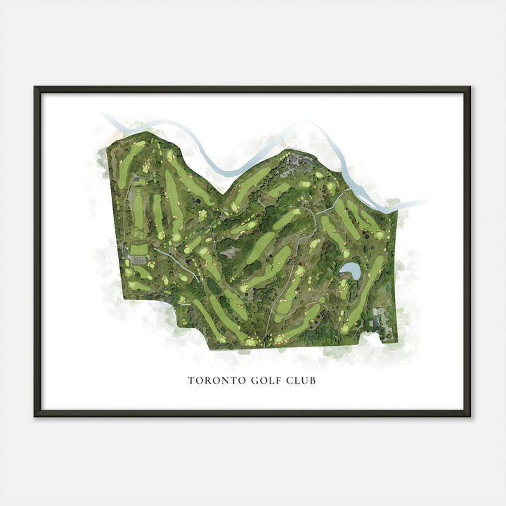 Print of Toronto Golf Club Classic Map