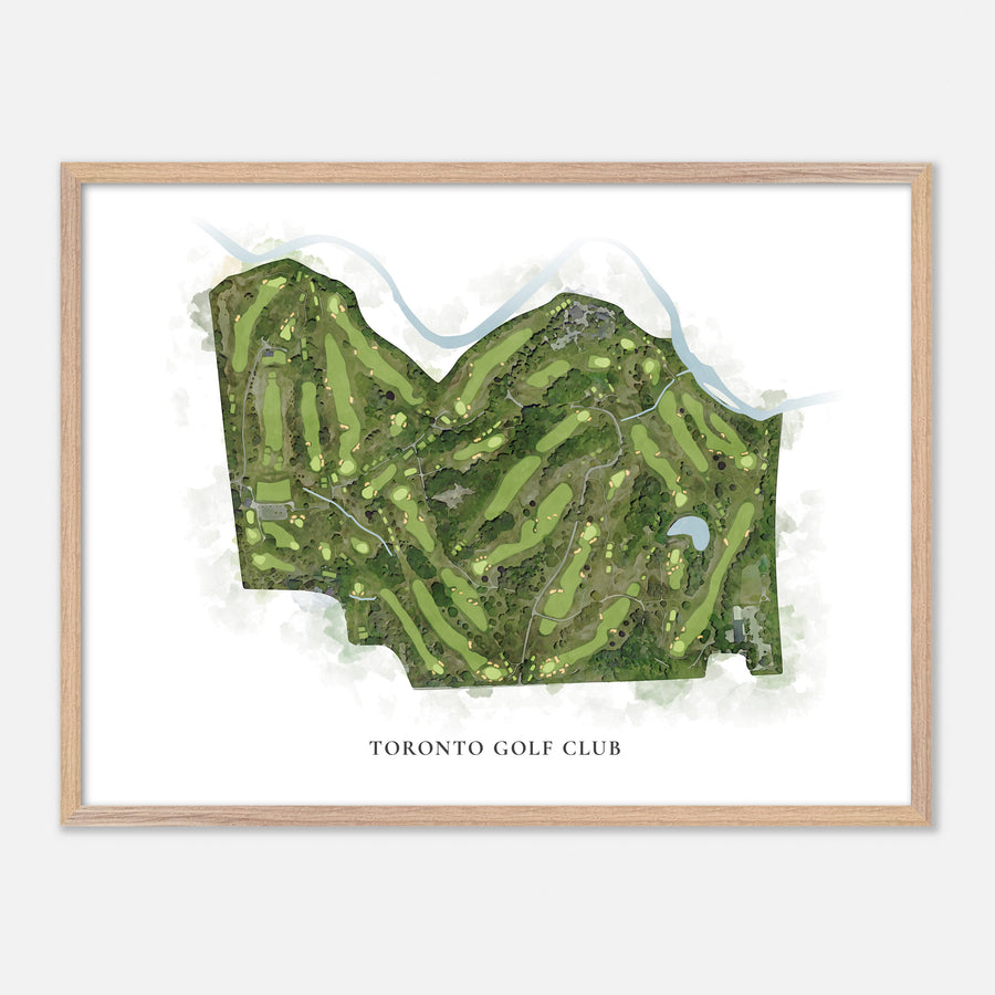Print of Toronto Golf Club Classic Map
