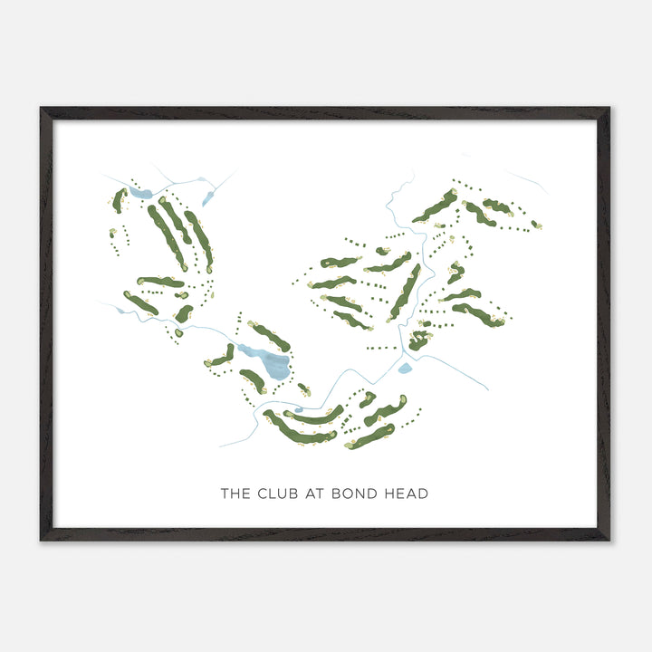 Print of The Club At Bond Head Modern Map