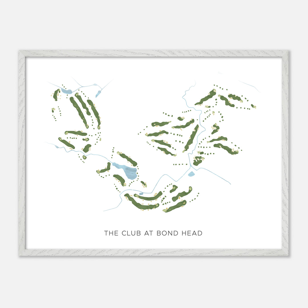 Print of The Club At Bond Head Modern Map