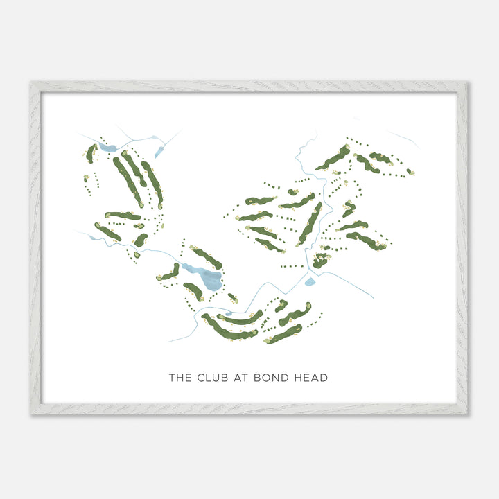 Print of The Club At Bond Head Modern Map