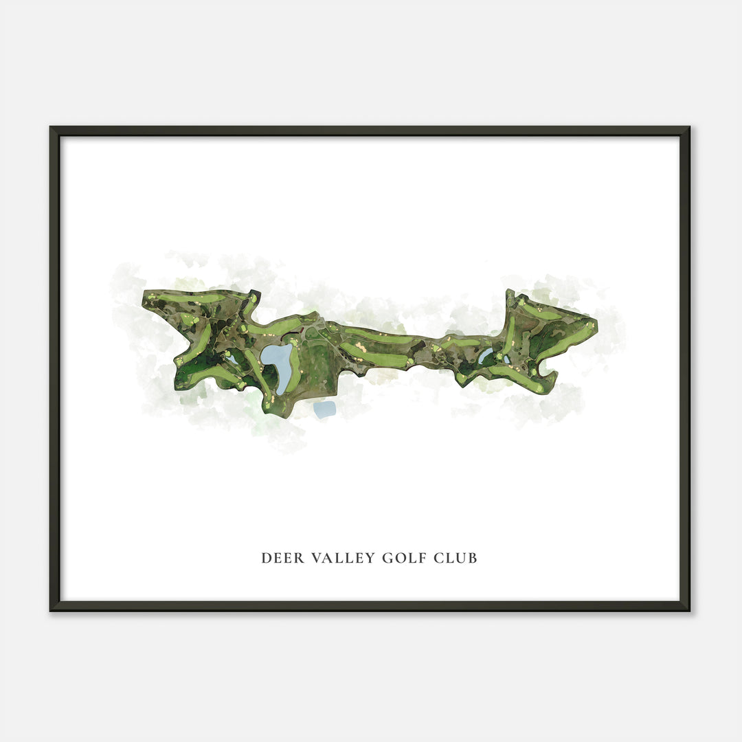 Print of Deer Valley Golf Club Classic Map