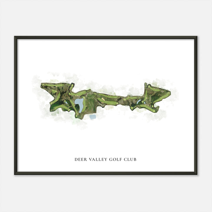 Print of Deer Valley Golf Club Classic Map