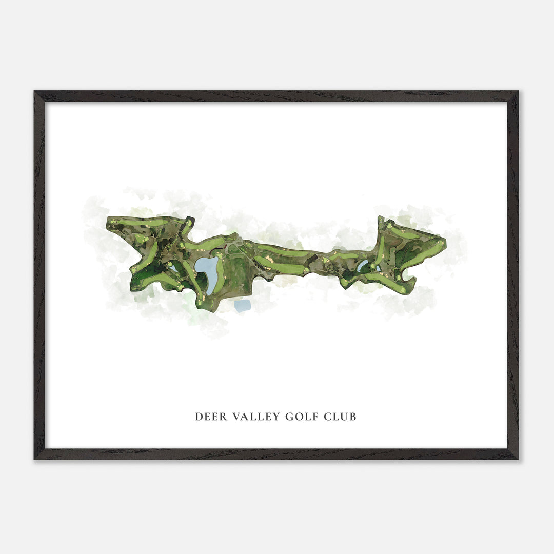 Print of Deer Valley Golf Club Classic Map