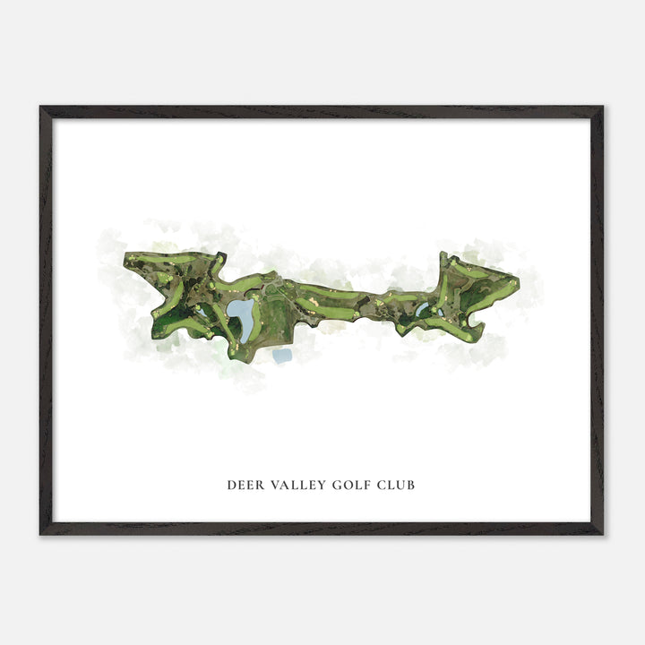 Print of Deer Valley Golf Club Classic Map