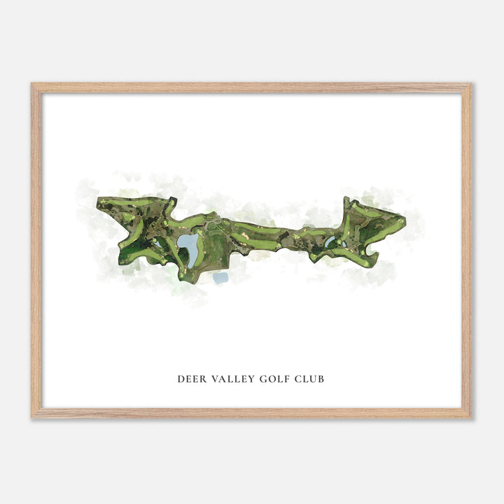 Print of Deer Valley Golf Club Classic Map