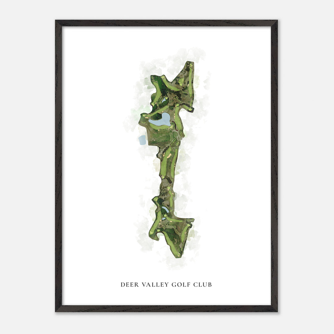 Print of Deer Valley Golf Club Classic Map