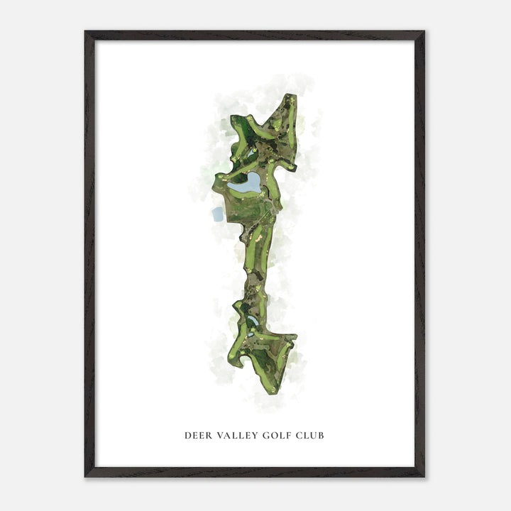 Print of Deer Valley Golf Club Classic Map