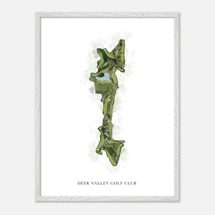 Print of Deer Valley Golf Club Classic Map