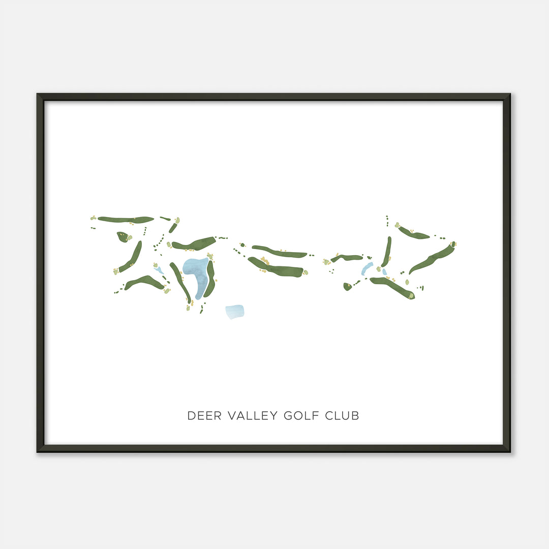 Print of Deer Valley Golf Club Modern Map